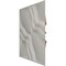 Ekena Millwork 19 5/8in. W x 19 5/8in. H Rogue EnduraWall Decorative 3D Wall Panel Covers 2.67 Sq. Ft. WP20X20RGBCO - alternate 3